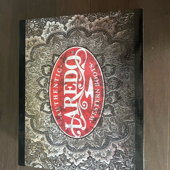 Laredo Passion Flower Western Cowgirl Boots Women’s Floral Embroidered Leather - Picture 3 of 16